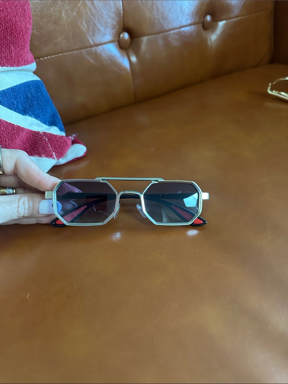 Sunglasses in Gold with Dark Lenses Youzey The Max Sunglasses | Nordstrom